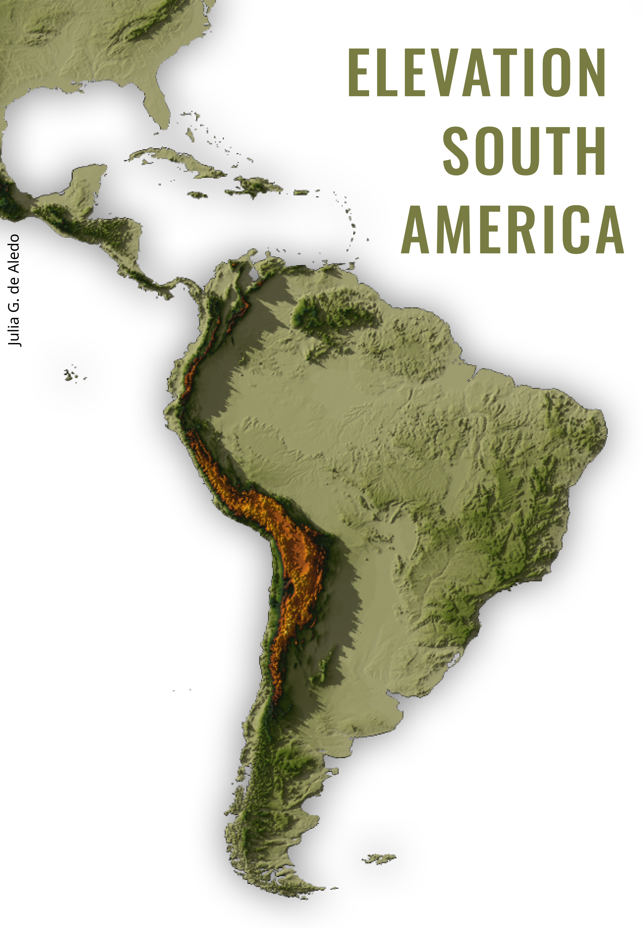 Elevation South America